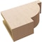 Ekena Millwork 4in. W x 8in. H x 12in. L Alpine Woodgrain TimberThane Rafter Tail, Primed Tan RFTUR04X08X12ALPRCPR - alternate 4